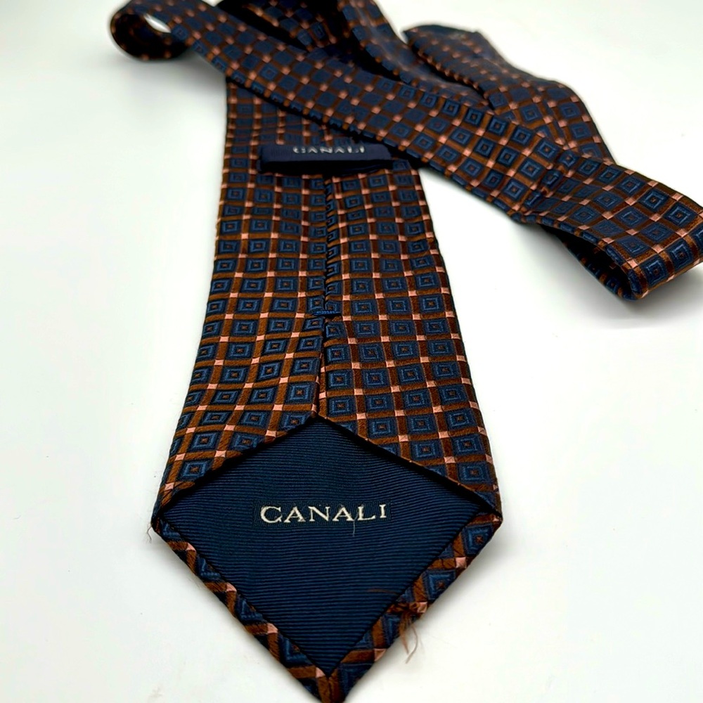 Canali 100% silk tie made in Italy